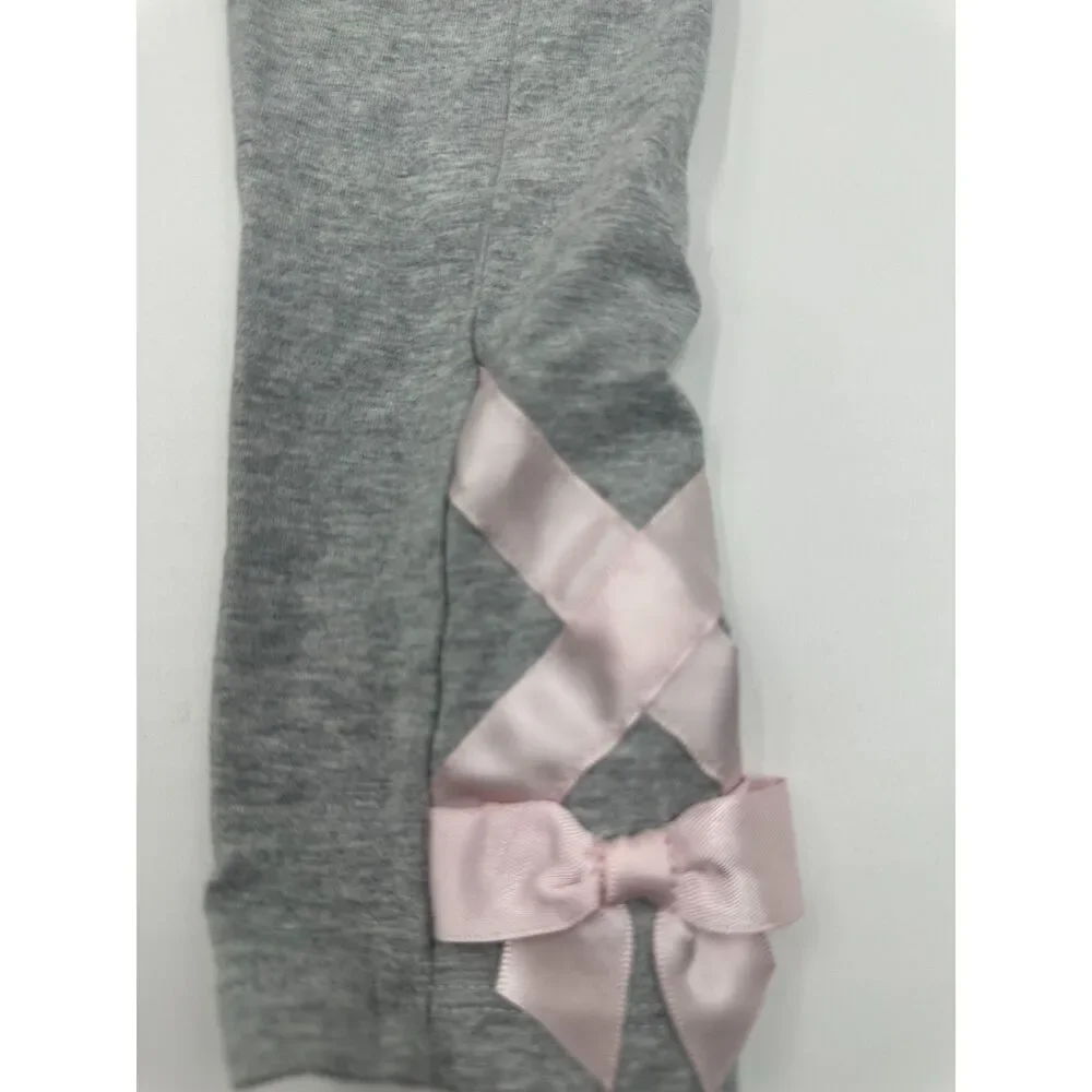 Janie and Jack Kids Set of Two Pants & Top Sz S Crew Neck Long Sleeve Ballerina